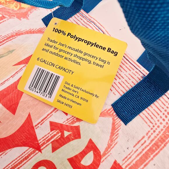 NWT Trader Joe's Reusable Tote Bag  NASHVILLE. TENNESSEE TN Music City USA - Picture 7 of 7